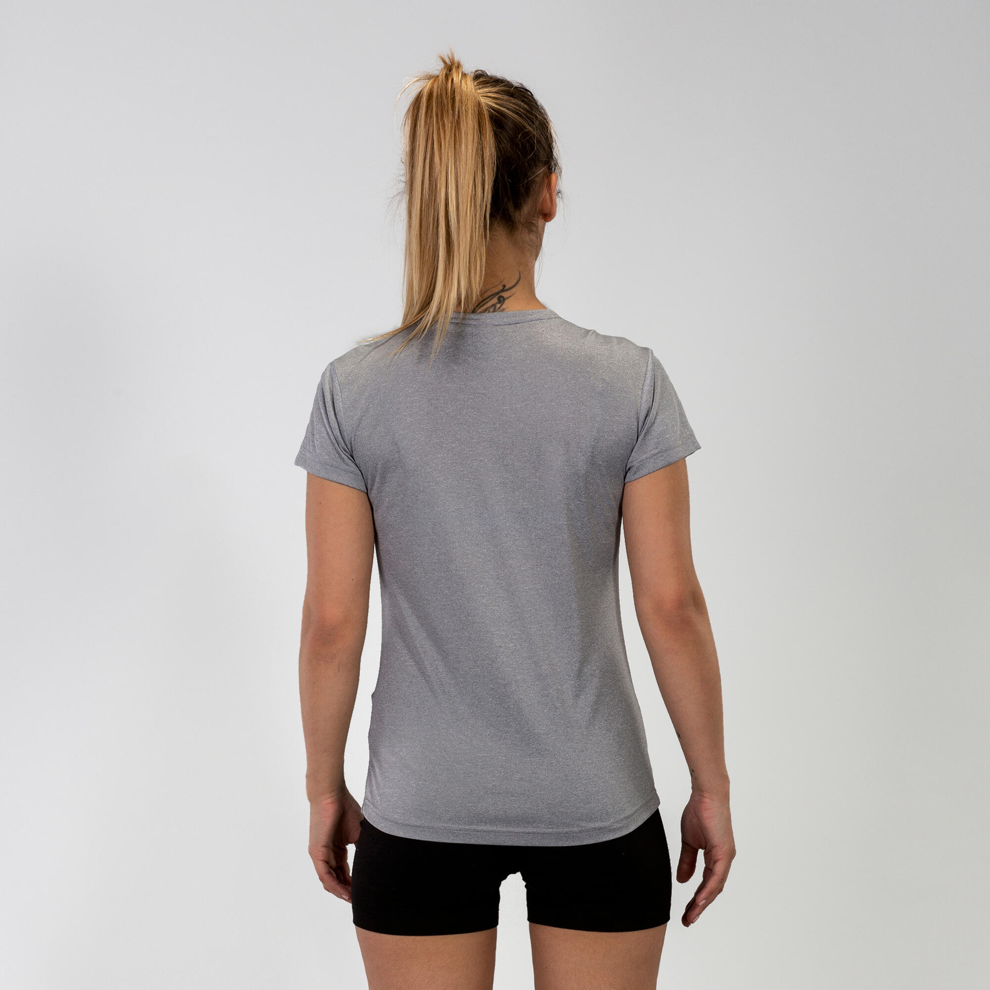 Camiseta Manga Corta Fitness Mujer Joma Combi Woman Gris 2/7