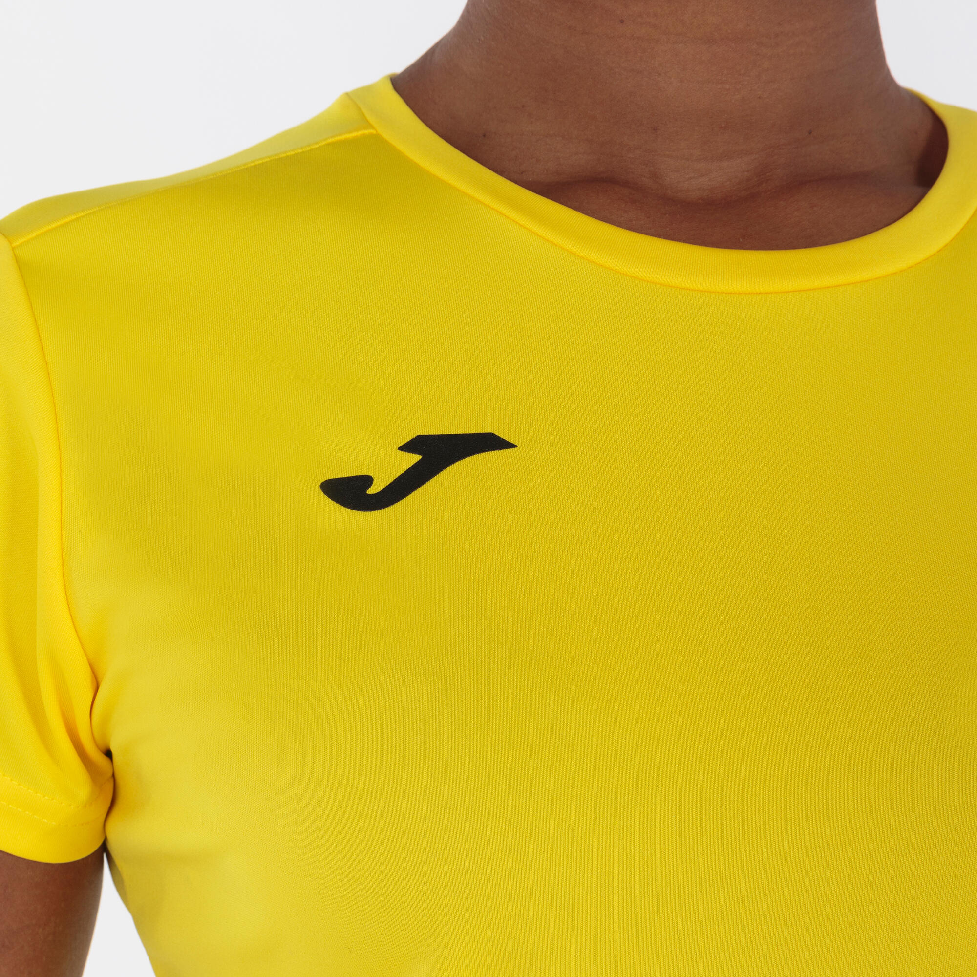 Camiseta Manga Corta Fitness Niños Joma Combi Woman Amarillo 2/7
