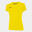 Camiseta Manga Corta Fitness Mujer Joma Combi Woman Amarillo