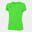 Maillot Manches Courtes Fitness Femme Joma Combi Woman Vert Fluo