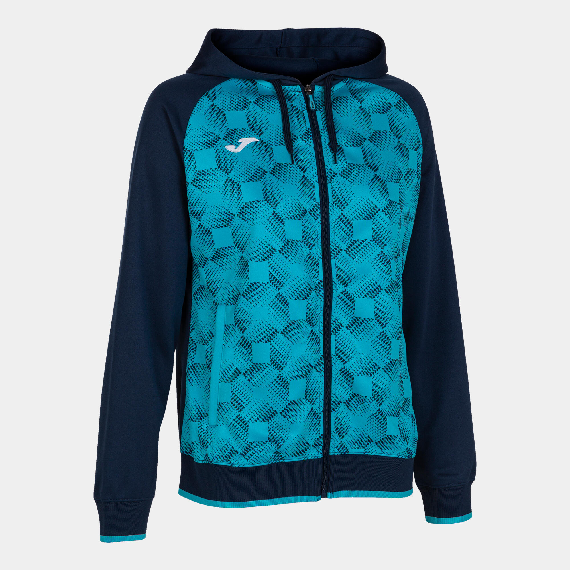 Donkerblauw / Turquoise / Neonroze