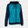 Veste à capuche Femme Joma Supernova iii bleu marine turquoise fluo