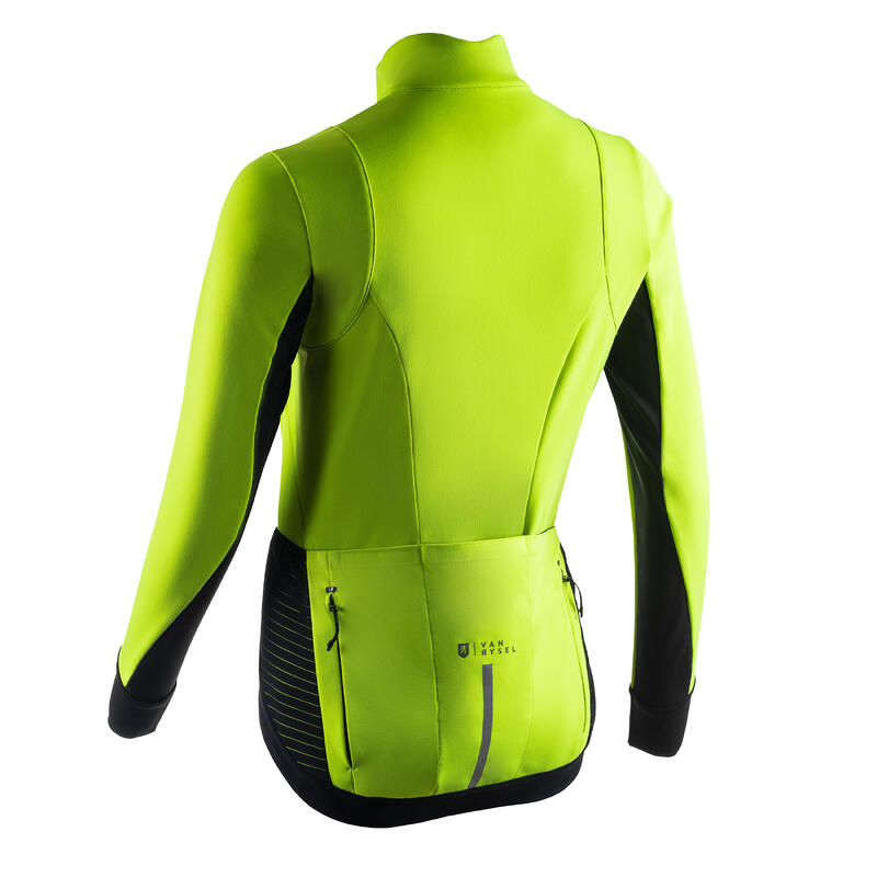 Seconde vie - Veste temps froid cyclosport femme jaune - TRÈS BON