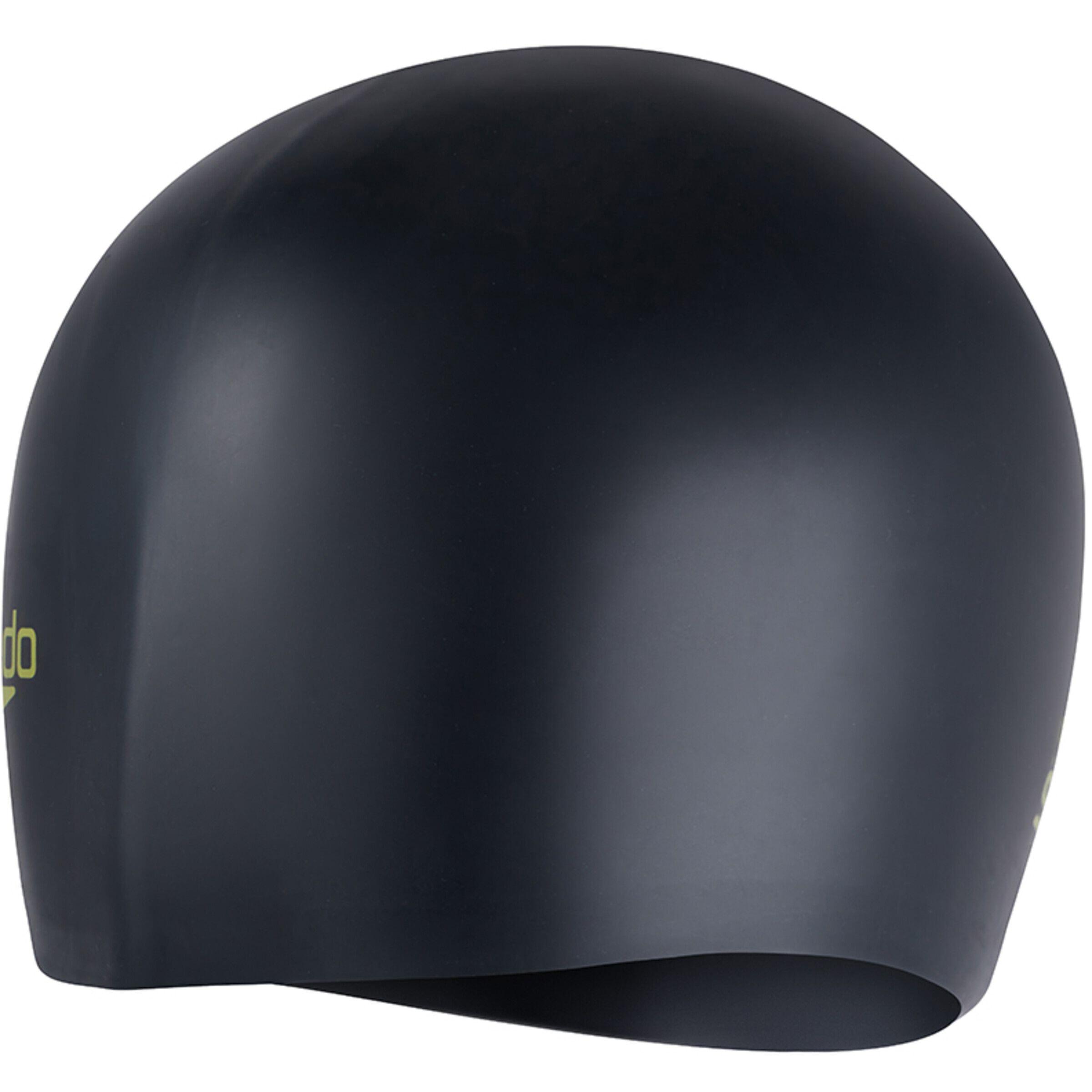 Speedo Long Hair Cap Junior Black 3/5
