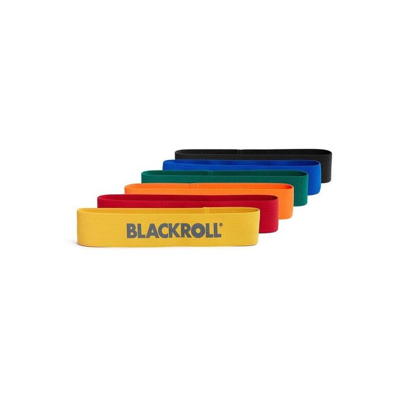 Zestaw 6 taśm gum oporowych do ćwiczeń blackroll loop band