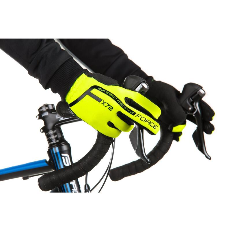 Rękawiczki rowerowe zimowe dla dorosłych Force X72