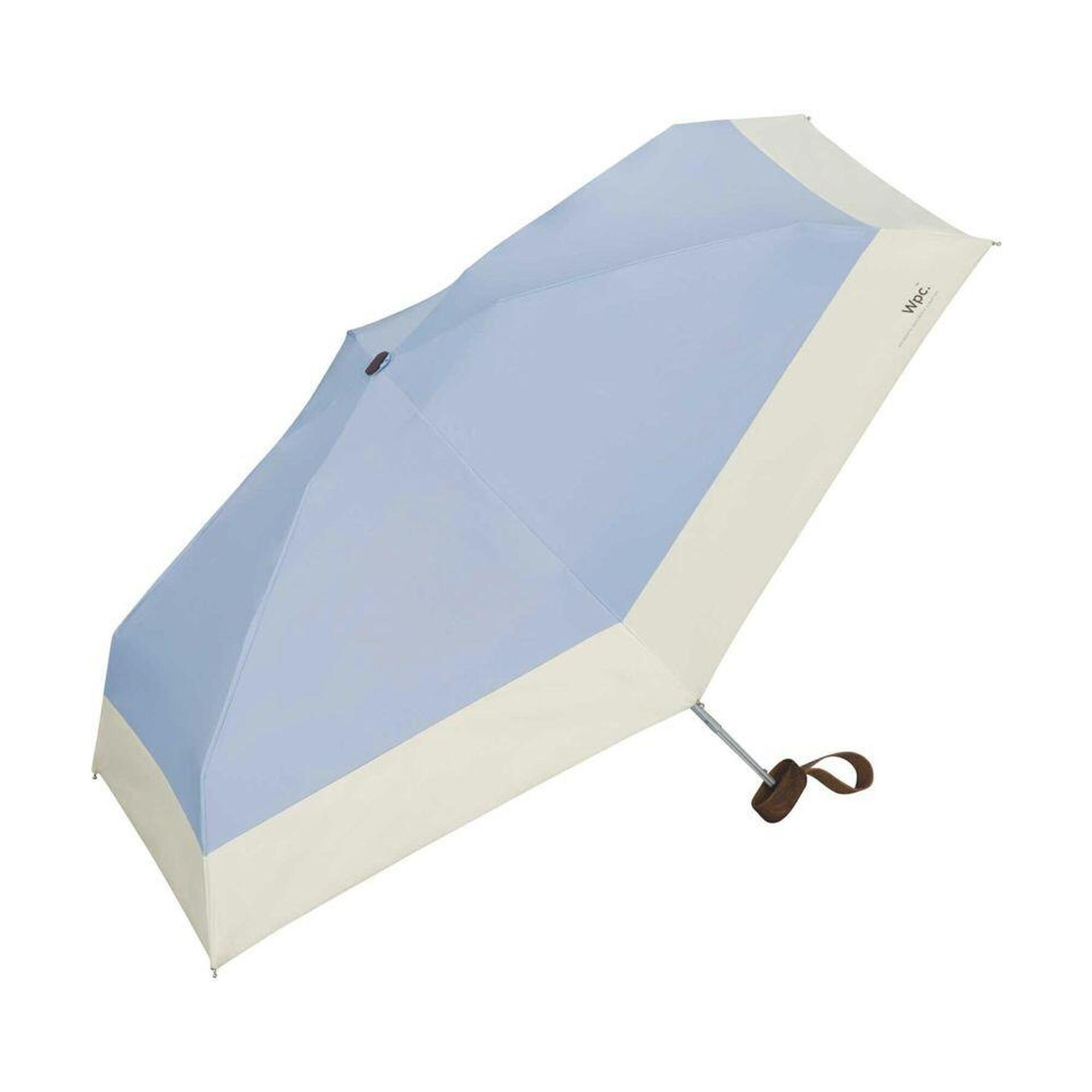 801-6423 防紫外光縮骨雨傘 - 天藍色