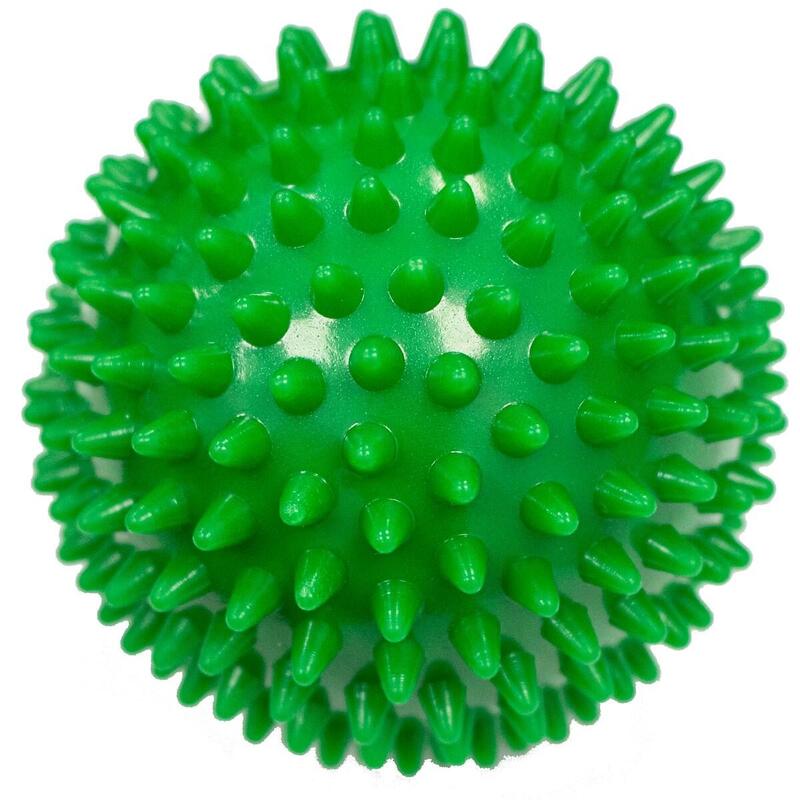 Piłka do masażu Springos lacrosse roller z kolcami 9 cm zielona