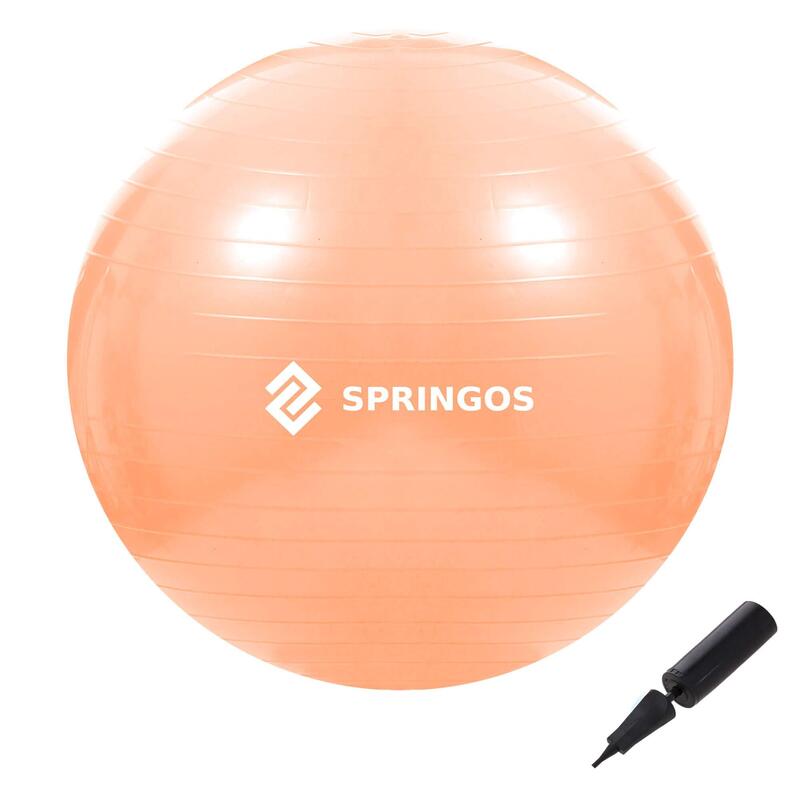Piłka gimnastyczna Springos z pompką