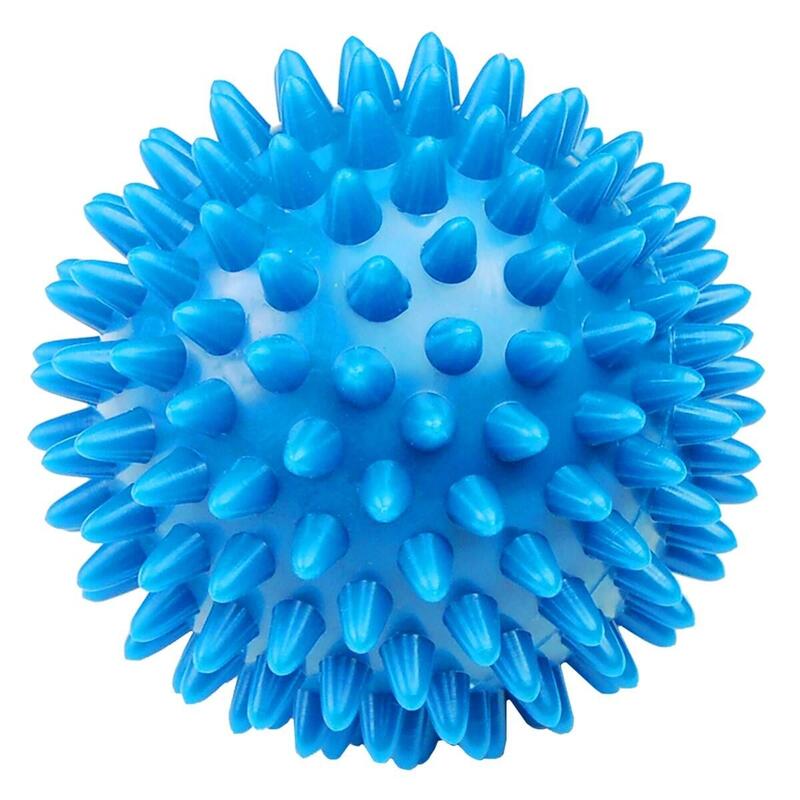 Piłka do masażu Springos lacrosse roller z kolcami 7 cm niebieska