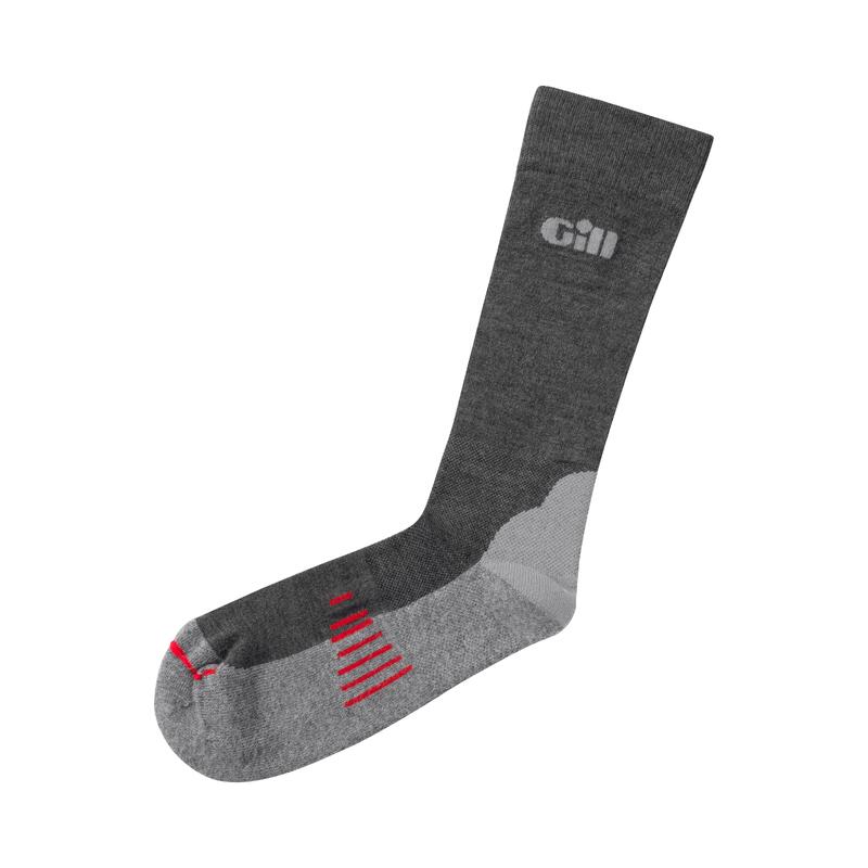 Unisex Woven Coolmax Fibers Midweight Socks – Grey