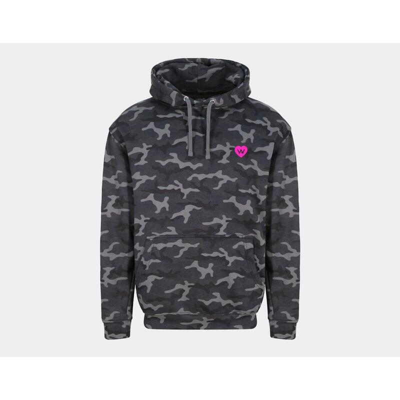 Herren Hoodie Camo Navy