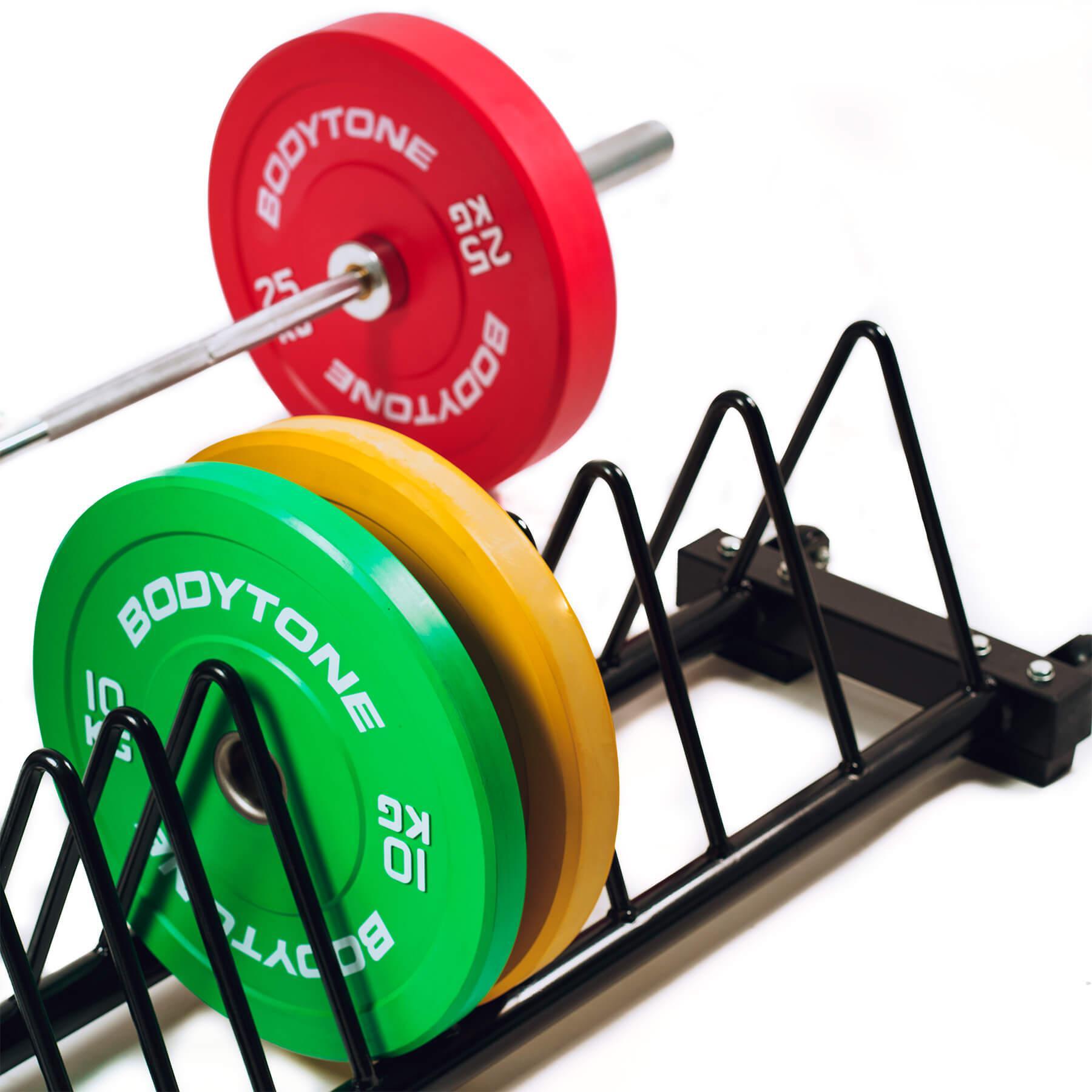 Professionele bumper van stevig rubber met stalen ring 25kg BP25 2/5