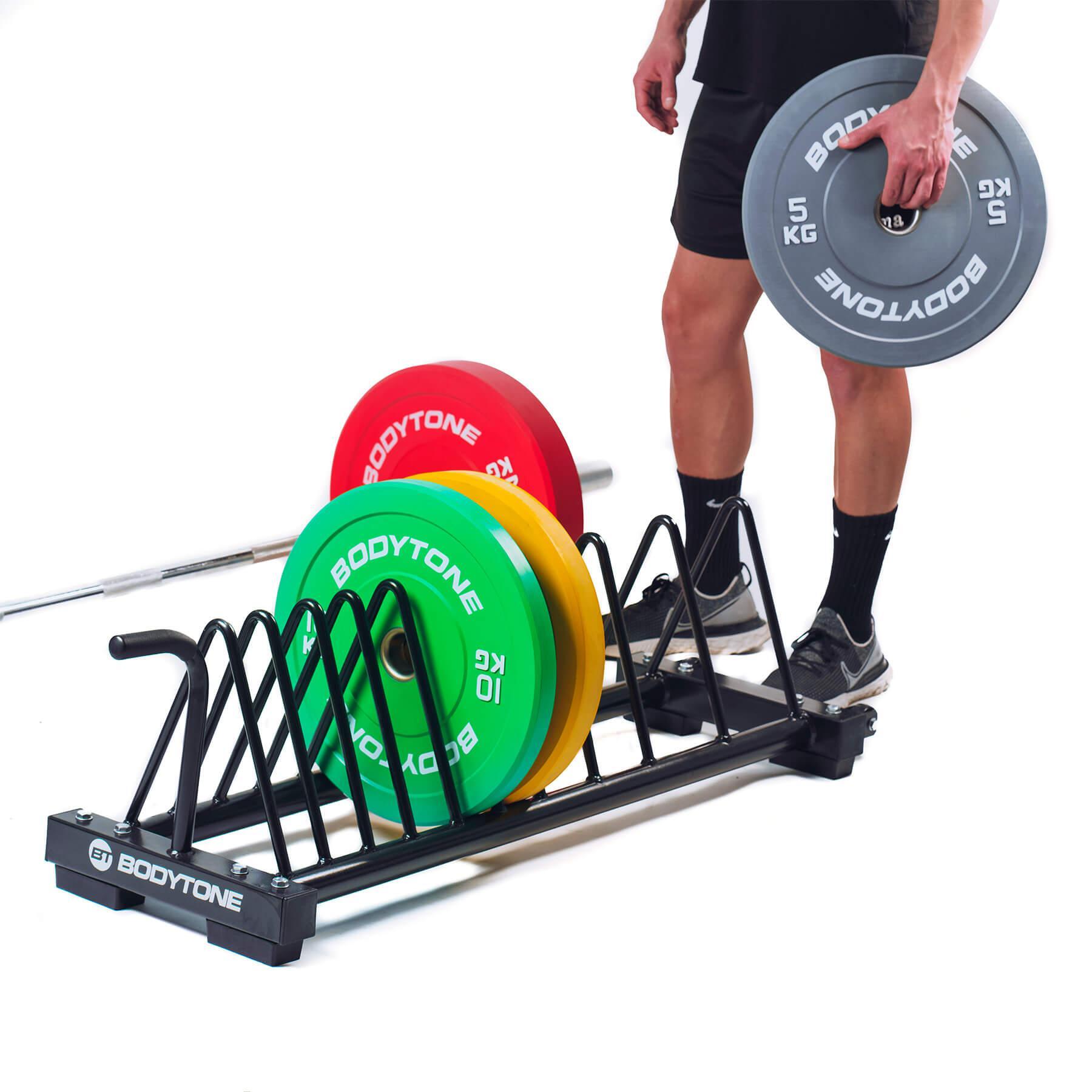 Bumper de goma maciza profesional con casquillo de acero 5 kg BP5 3/5