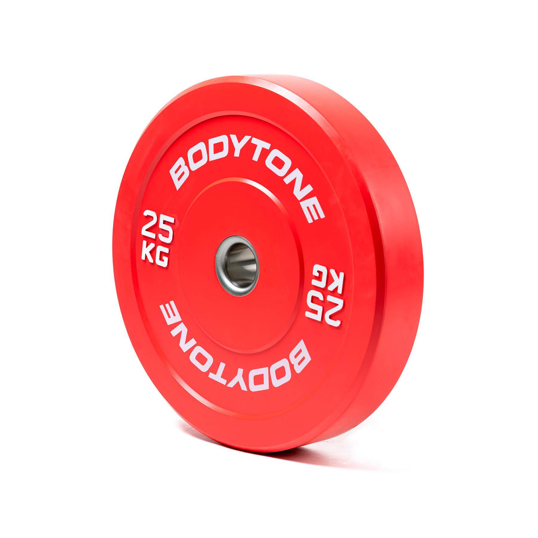 Professionele bumper van stevig rubber met stalen ring 25kg BP25 5/5
