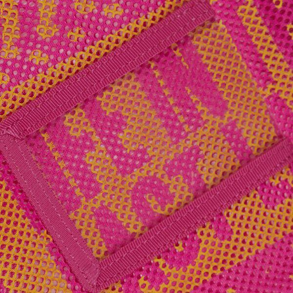 Saculet de plasa pentru accesorii inot Speedo Printed galben/roz
