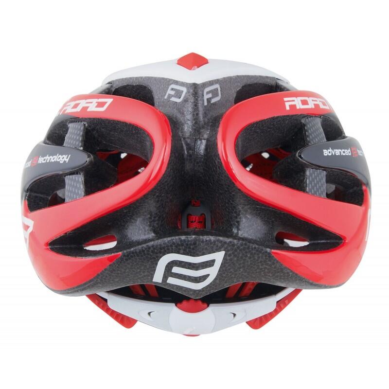 Casca Force Road Junior, negru-rosu-alb, XS-S