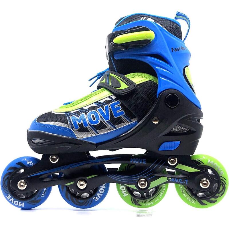 Inline skate MOVE Fast - blauw / groen