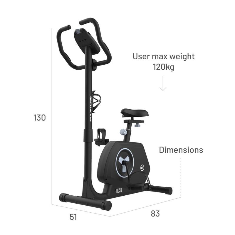 Smart Exercise Bike connettività Bluetooth, 12 programmi volante a incerciamento