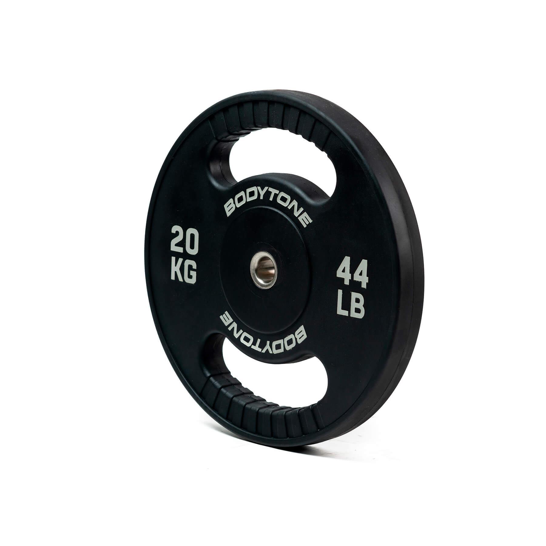 Disco professionale in gomma da 20 kg con impugnatura (28 mm) 28/20 5/5