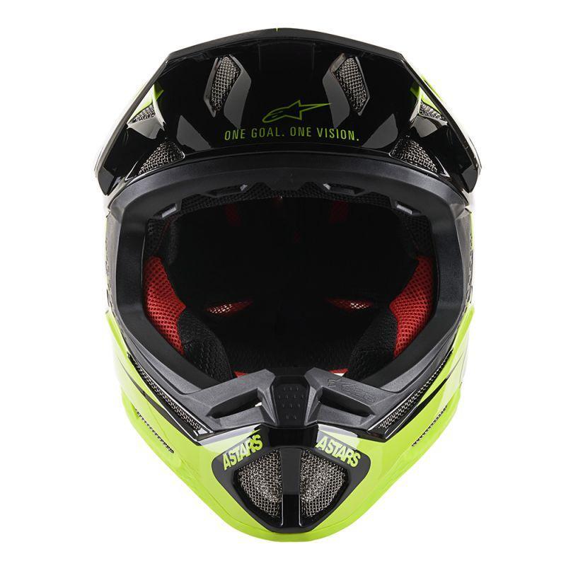 Casca Alpinestars Missile tech Airlift Black/yellow Fluo XL