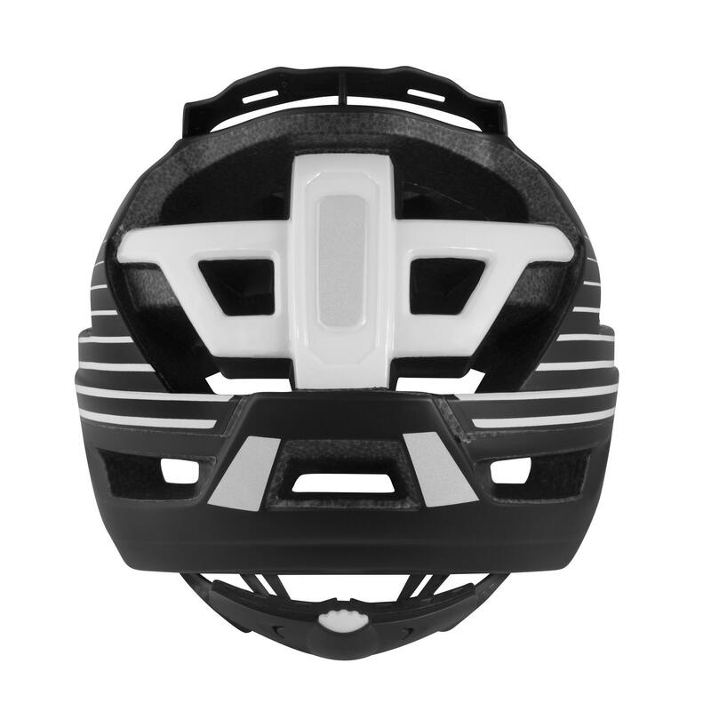 Casca Force Raptor MTB Negru/Alb L-XL