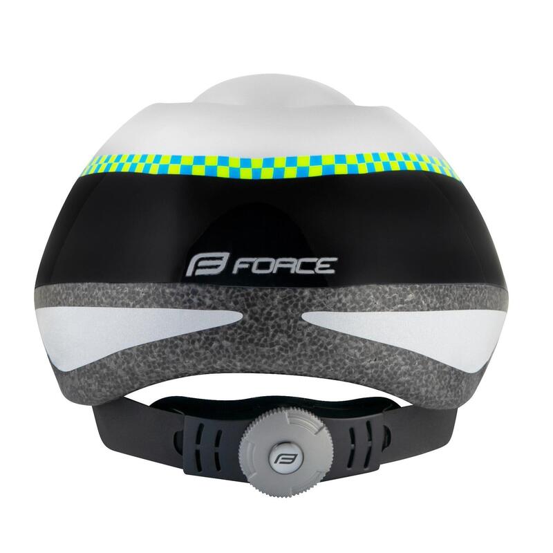 Casca Force FUN Police negru/alb S