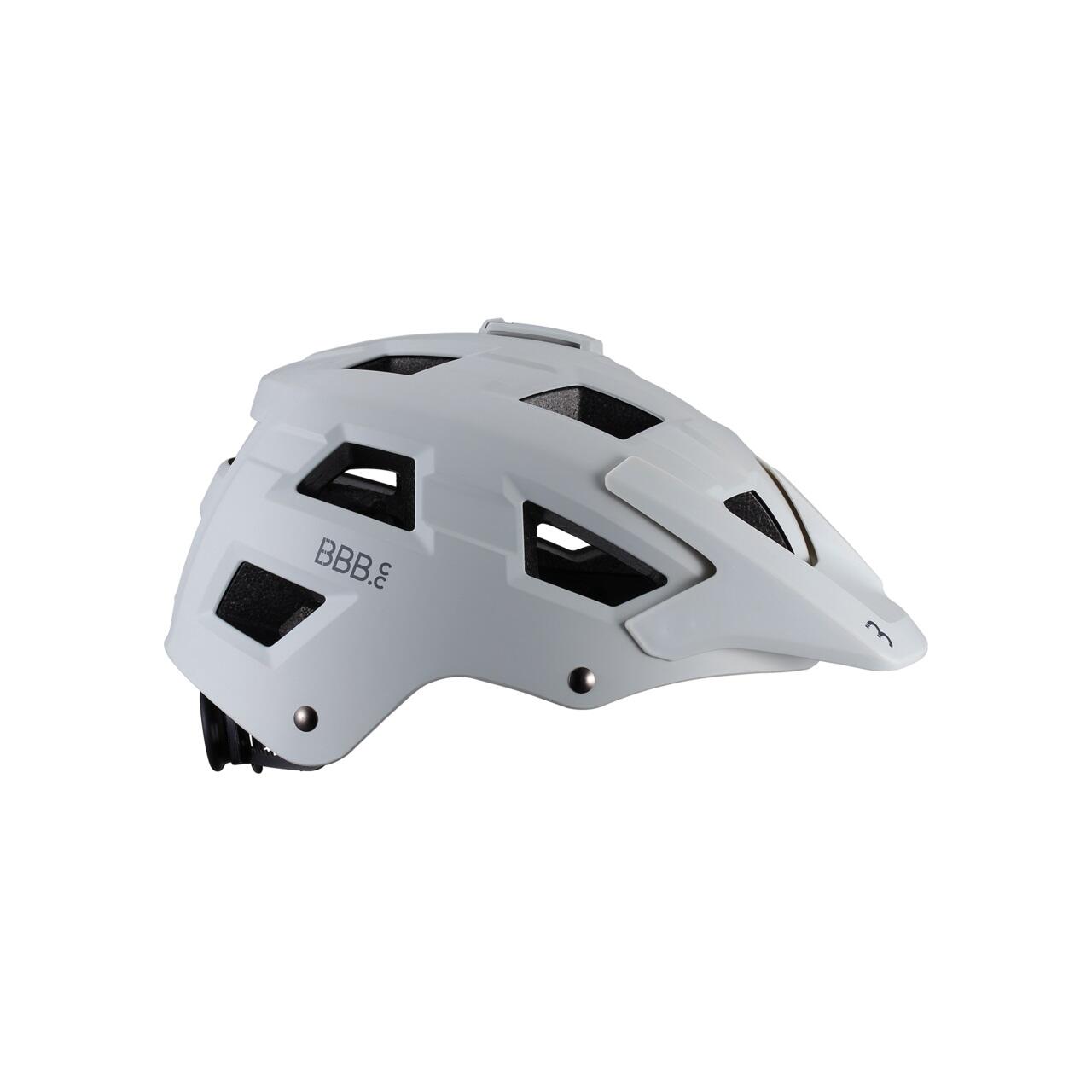 BBB Nanga Mountain Bike Helmet White Medium 5/7