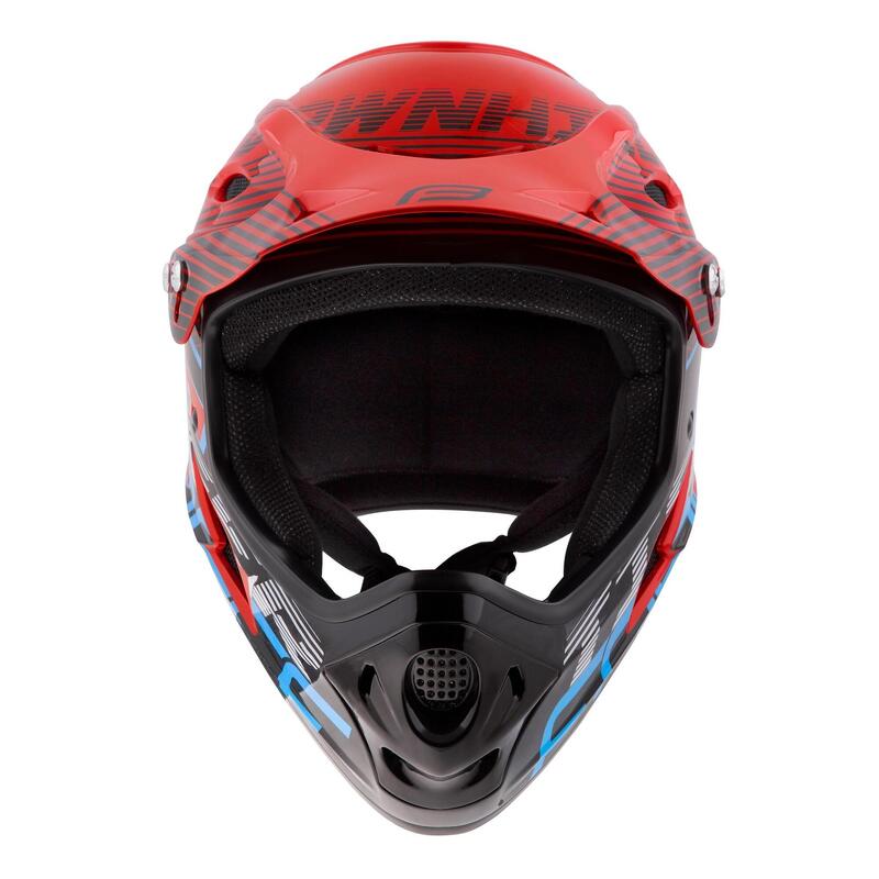 Casca Force Tiger downhill Rosu/negru/Bleu L-XL