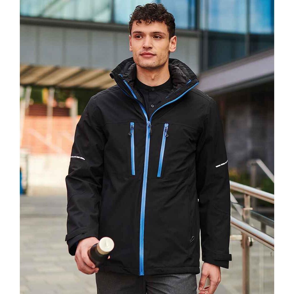 XPRO EVADER Men's Down Jacket (Black / Blue)