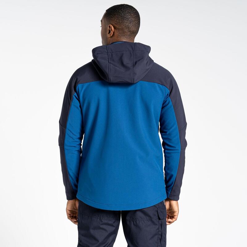 "Expert" Softshelljacke mit Kapuze für Aktiv Herren Meeresblau/Marineblau