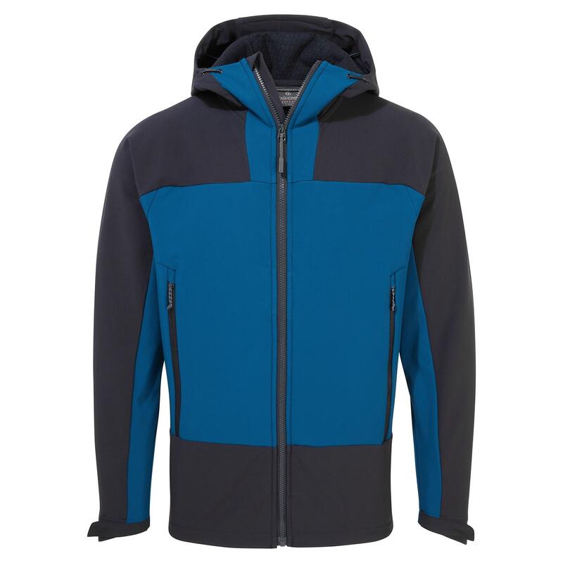 "Expert" Softshelljacke mit Kapuze für Aktiv Herren Meeresblau/Marineblau