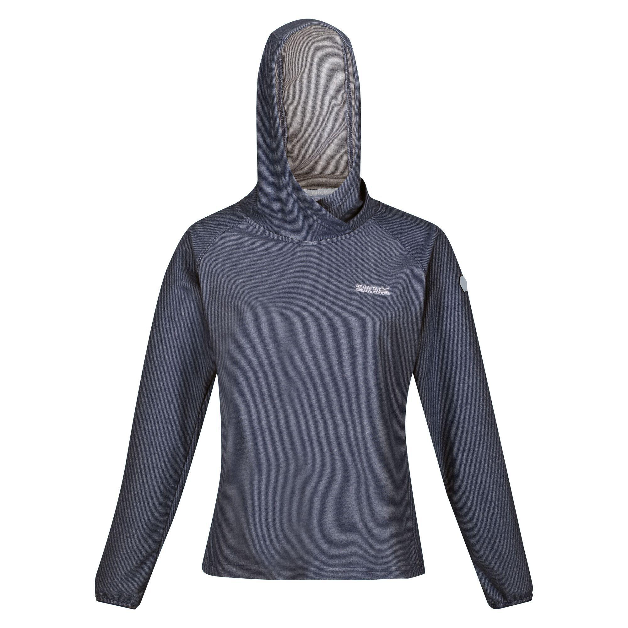 MONTES Women's Hoodie (Navy Blue / White)