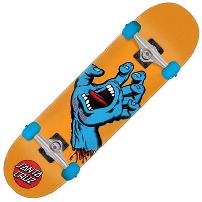 Santa Cruz Skateboard Screaming Hand 7.75 '' gelb