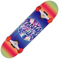 Santa Cruz Iridescent Dot Skateboard Red Purple 8.25