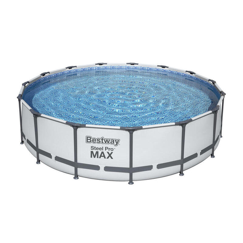 Paquet de piscine tout en 1 - Bestway Steel Pro MAX Ronde 457x107 cm