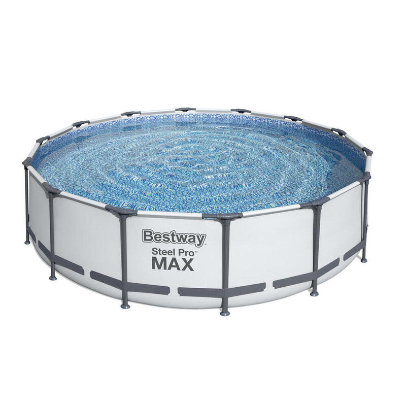 Offre combinée de piscine - Bestway Steel Pro MAX Ronde 427x107 cm