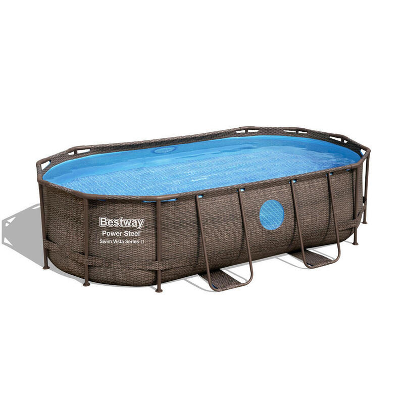 Paquet Confort de la piscine - Bestway Power Steel Swim Vista 427x250x100 cm