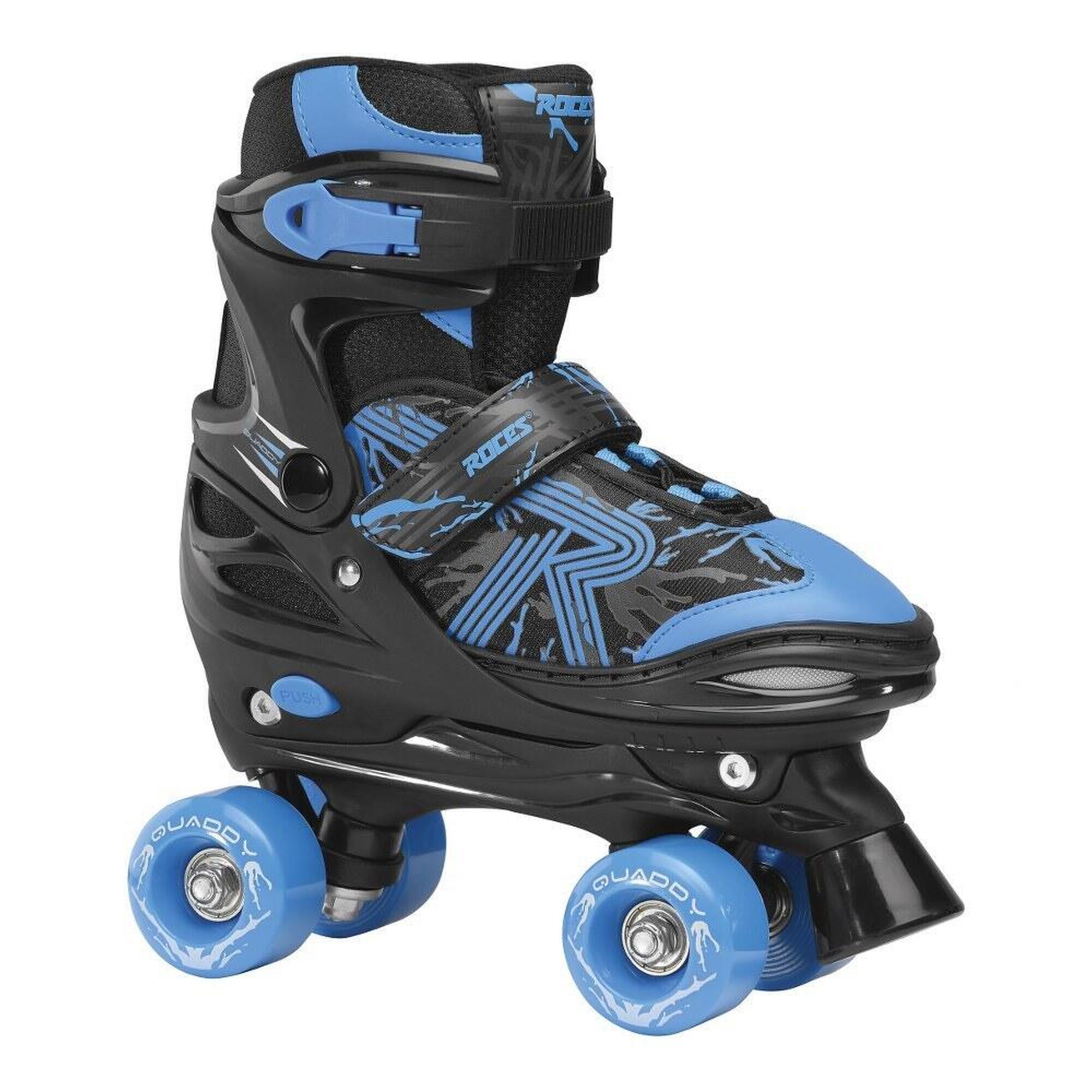 Roller Pating Quaddy 3.0 Ragazzi Nero / Blu Taglia 30-33