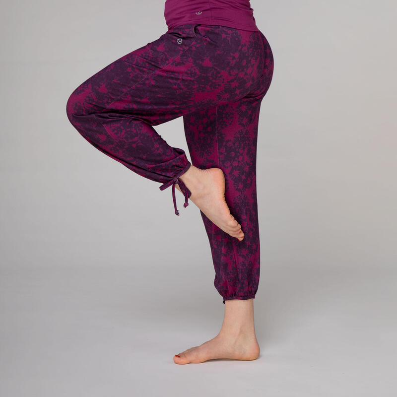 Yamadhi 7/8 Haremshose Damen, Modal, Pranavi purple