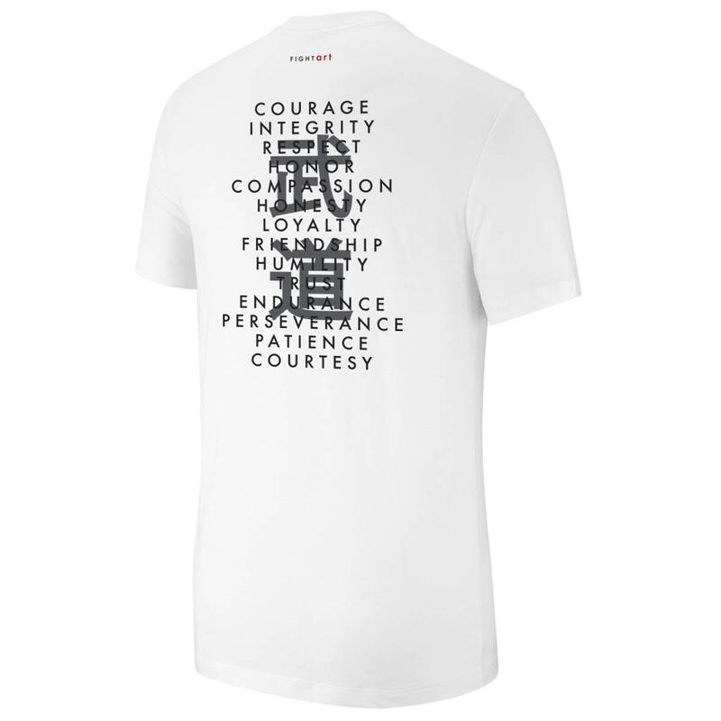 T-shirt Arts Martiaux - Loisirs & Lifestyle - Modèle Bushido Code blanc