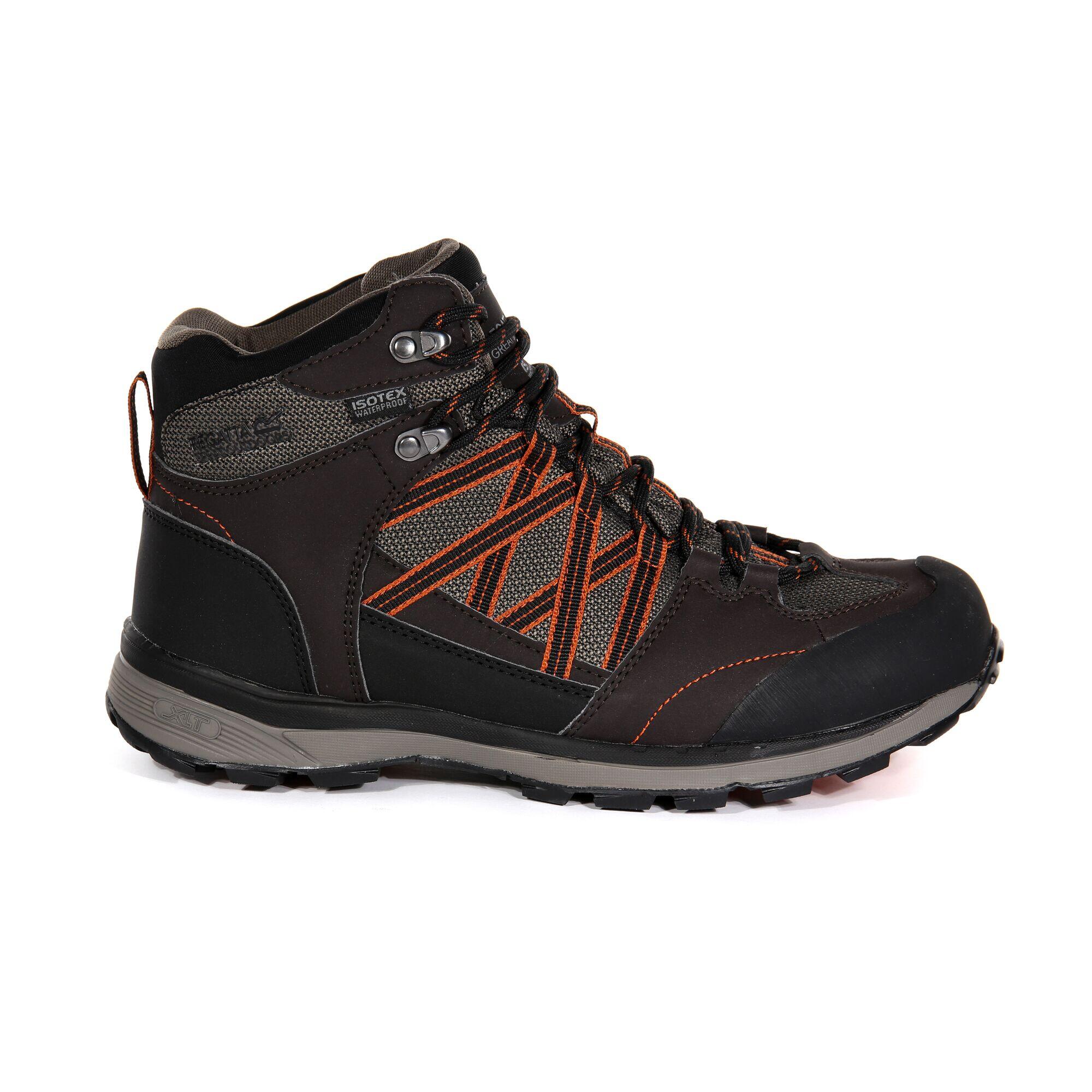 Samaris II Men's Hiking Boots - Dark Brown/Gold 2/6