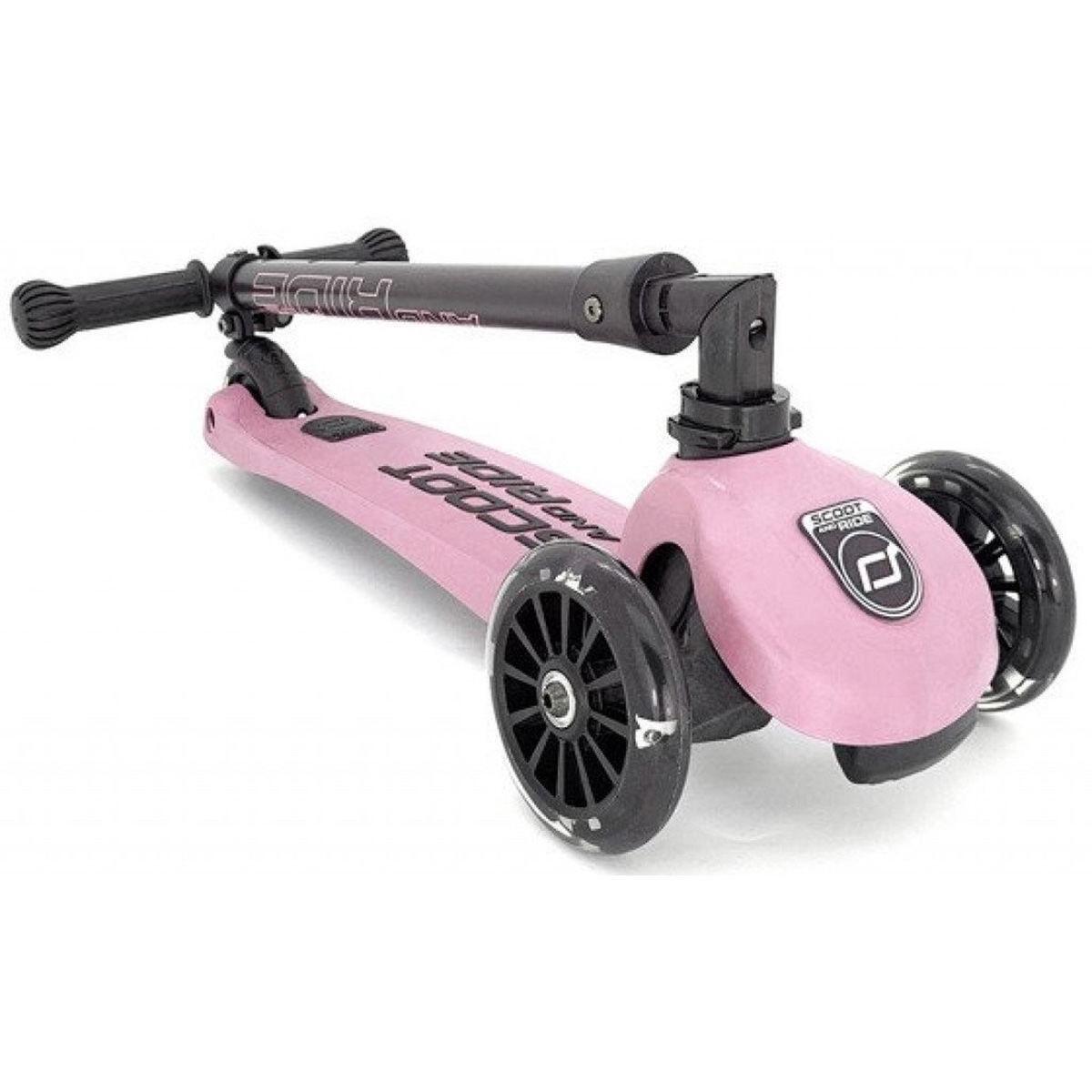 Highwaykick 3 LED Mini Scooter Rosa