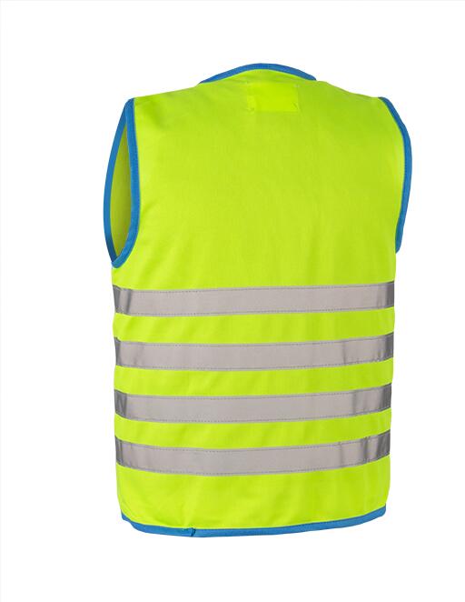 Fluojas kind- Fun Jacket Groen - EN1150 - ritssluiting 2/2
