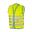 Fluojas kind- Fun Jacket Geel - EN1150 - ritssluiting