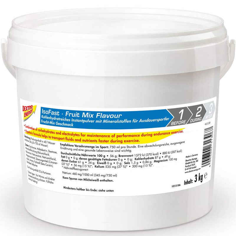 Iso Fast Elektrolyt-Getränk mit perfekter Löslichkeit.