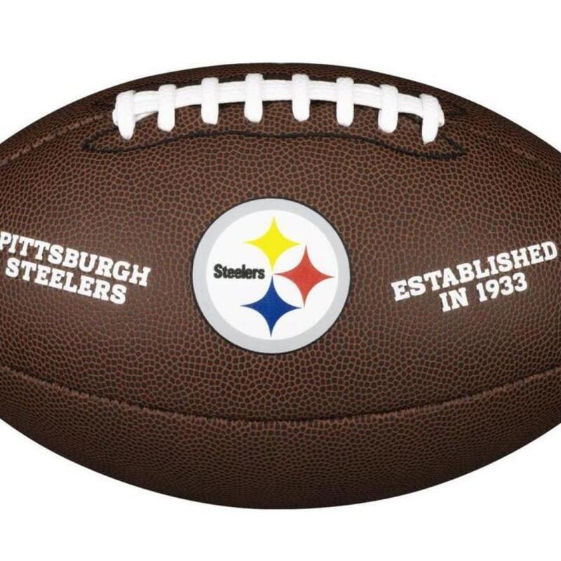 Ballon de Football Américain Wilson des Steelers de Pittsburgh