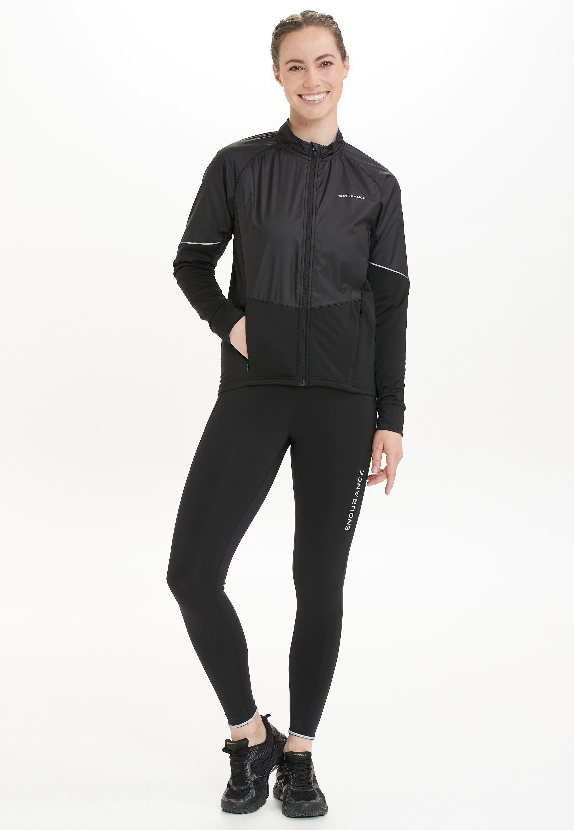 Chaqueta funcional Duo-Tech W Chaqueta running señoras cortavientos ENDURANCE 3/5