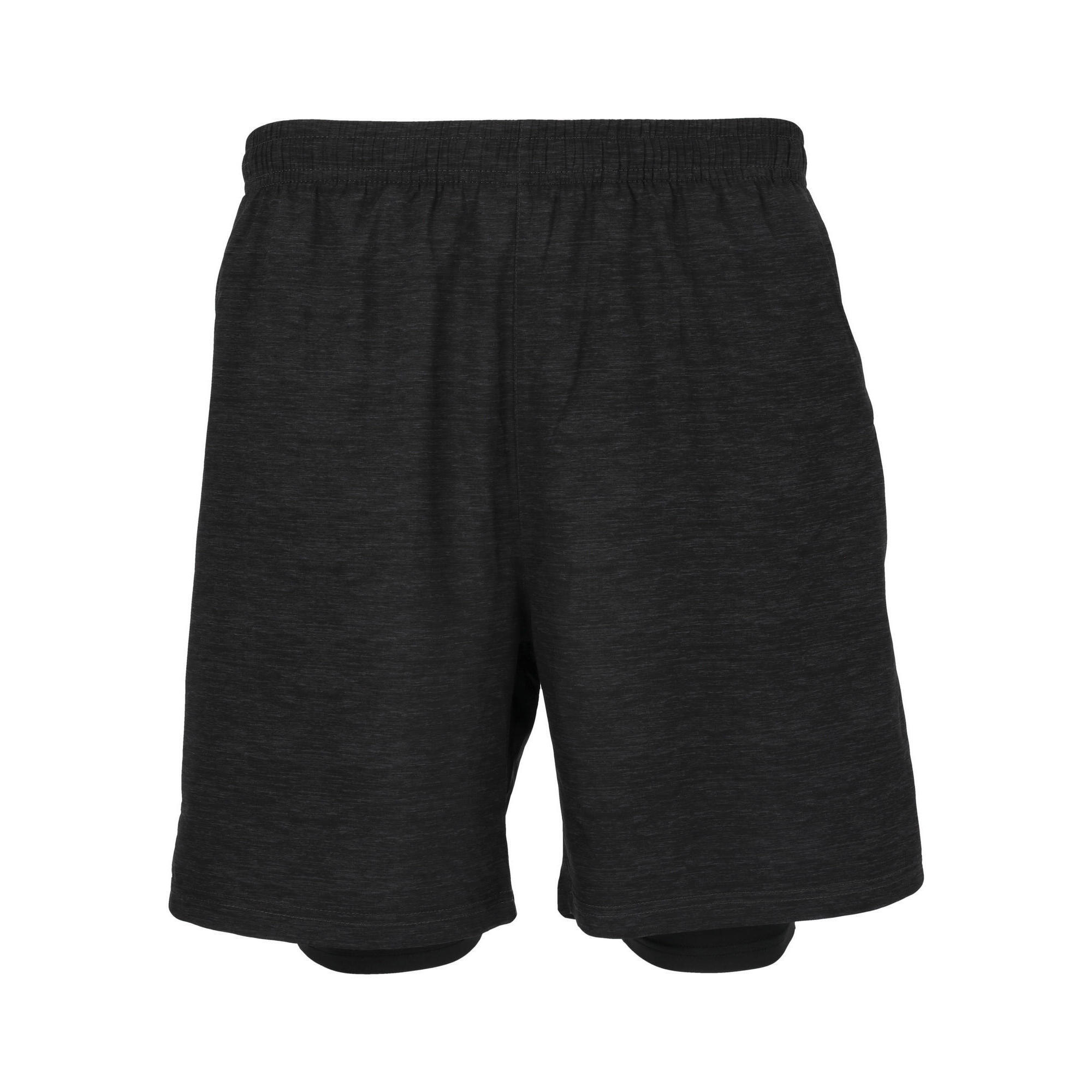 Endurance - Short Fonctionnel Vanclause - Shorty De Running - Noir|violet - 40 M - Decathlon
