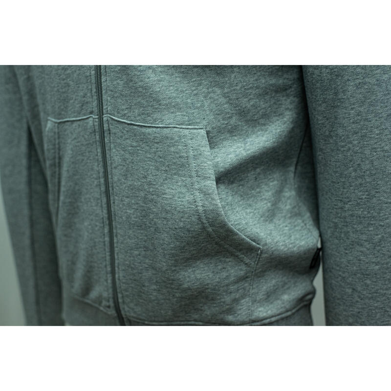 Sudadera DC Shoes Studley Zip-up Hoodie, Gris, Hombre